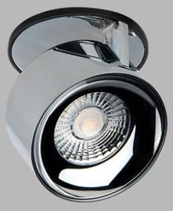 LED2 21507335 KLIP kruhové otočné zápustné bodové svítidlo 77mm 11W / 770lm 3000K černo chromová