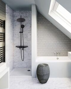 Rea Vigo - sprchový set s výlevkou, černá, REA-P7001