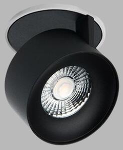 LED2 21507313 KLIP kruhové otočné zápustné bodové svítidlo 77mm 11W / 770lm 3000K bílo černá