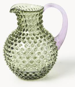 Ručně foukaný džbán Hobnail, 2 l