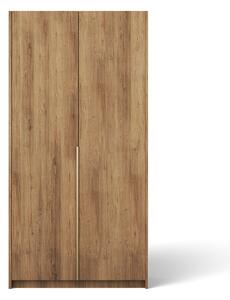ADRK Šatní skříň BREGMA II AG 100, dub artisan/madlo zlaté