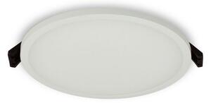 LED2 2182431 SLIM-R, S kulaté zápustné bodové svítidlo 145mm 10W / 800lm 3000K IP43 bílá