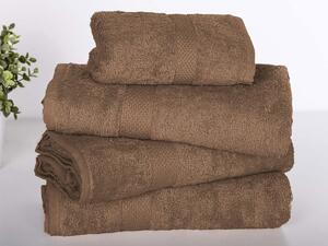 XPOSE® Froté ručník VERONA - hnědý 50x90 cm