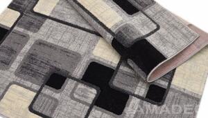 Kusový koberec Rumba 7819 grey/black - 133x190 cm