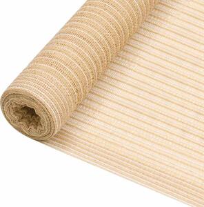 Stínící tkanina béžová 1 x 25 m HDPE 75 g/m² 149426