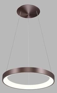 LED2 3271858 BELLA SLIM P závěsné svítidlo LED D480mm 38W/2660lm 3000K/4000K kávová
