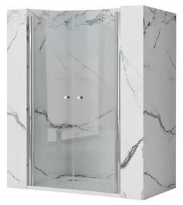 Rea - WESTERN N2 dvoukřídlé sprchové dveře - chrom lesklý, 80 x 190 cm, REA-K9992