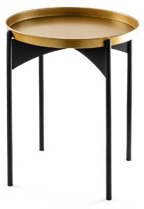 Kalune Design Odkládací stolek Shb-002-A černý/zlatý
