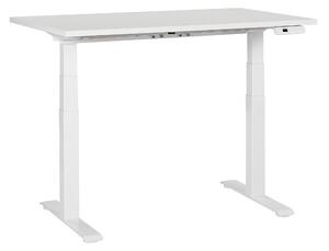Elektricky výškově nastavitelný pracovní stůl DESTINES Bílá 120 cm 72 cm