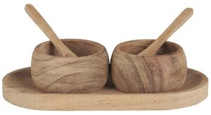 Dřevěná dóza na sůl a pepř Acacia Wood