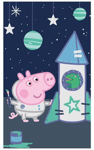 DĚTSKÝ BAVLNĚNÝ RUČNÍK PIG GEORGE 30X50 CM VZOROVANÝ