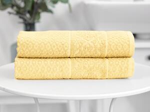 XPOSE® Froté ručník FIJI 2ks - vanilkový 40x60 cm