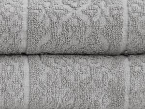XPOSE® Froté ručník FIJI 2ks - světle šedý 40x60 cm