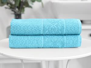 XPOSE® Froté ručník FIJI 2ks - azurový 40x60 cm