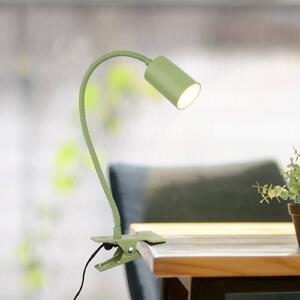 Briloner LED svítidlo Fleks, světle zelené, flexibilní, kovové, Zelená, Pracovna / kancelář, kov