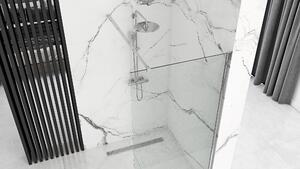 Rea AERO N 100, sprchová zástěna WALK IN, 1-křídlová, 100 x 195 cm, lesklý chrom, transparentní, REA-K7551