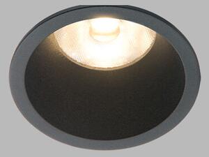 LED2 2250333DT RAY M zápustné bodové svítidlo LED D75mm 10W/790lm 3000K IP44 TRIAC černá