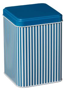 Plechová dóza s víkem Blue Stripes