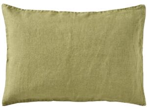 Lněný povlak na polštář Herbal Green 40 x 60 cm