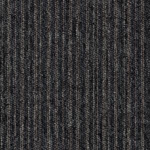 Kobercové čtverce Essence Stripe 2932 - černý - 50x50 cm