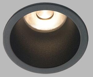 LED2 2250233DT RAY S zápustné bodové svítidlo LED D70mm 6W/450lm 3000K IP44 TRIAC černá