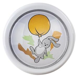 Rabalux 76073 dětské push light noční osvětlení Hopply - zajíček a balon, 0,3W, 5lm, 6000K