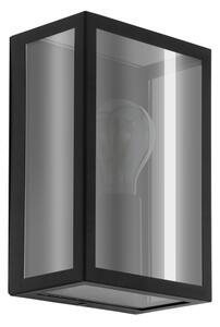 Eglo 33627 - Venkovní nástěnné svítidlo ALAMONTE SMOKE 1xE27/60W/230V IP44 černá