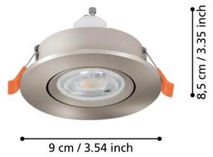 Eglo 902258 - LED Podhledové bodové svítidlo BARRANCO 1xGU10/4,5W/230V chrom