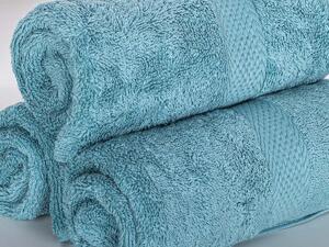 XPOSE® Froté ručník VERONA 3ks - petrolejový 30x50 cm