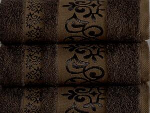 XPOSE® Bambusový ručník CATANIA - čokoládový 50x90 cm