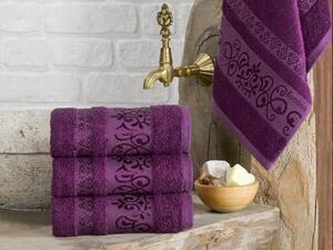 XPOSE® Bambusový ručník CATANIA - tmavě fialový 50x90 cm
