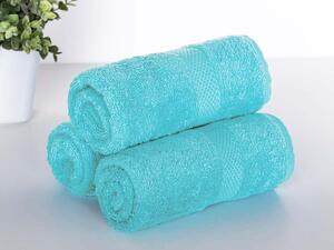 XPOSE® Froté ručník VERONA 3ks - azurový 30x50 cm