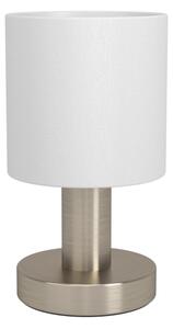 Eglo 31841 - Stolní lampa MONTETTO 1xE14/40W/230V bílá/matný chrom