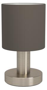 Eglo 31842 - Stolní lampa MONTETTO 1xE14/40W/230V hnědá/matný chrom