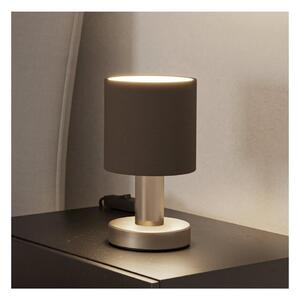 Eglo 31842 - Stolní lampa MONTETTO 1xE14/40W/230V hnědá/matný chrom