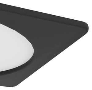 Eglo 901392 - LED Podhledové svítidlo FUEVA LED/10,5W/230V 16,6x16,6 cm černá