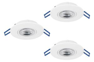 Eglo 300184- SADA 3xLED Podhledové svítidlo GEDREZ LED/4,9W/230V pr. 9 cm bílá