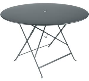 Šedý kovový skládací stůl Fermob Bistro 117 cm