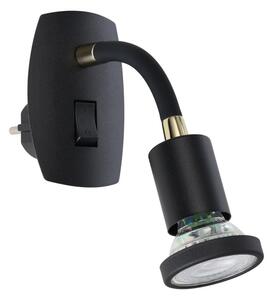 Eglo 300912 - LED Svítidlo do zásuvky PARRINI 1xGU10/4,5W/230V černá