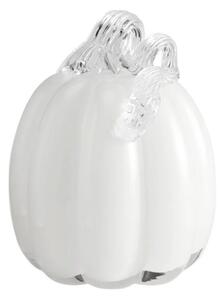 Skleněná dekorace Pumpkin White 14 cm COOEE Design