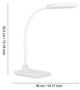 Eglo 902178 - LED Stm. stolní lampa LAURO LED/5,5W/230V 2700/4000/6500K bílá