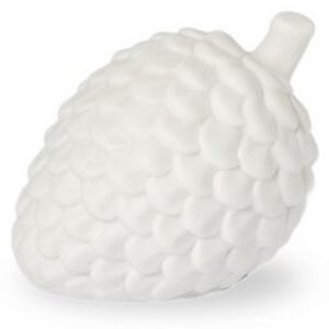 Keramická dekorace šiška Bergvik White 8 cm Storefactory Scandinavia