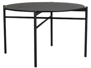 Černý dubový jídelní stůl ROWICO SKYE 126 cm