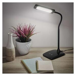 EMOS Z7599B Eddy stolní lampa LED 6W/480lm 3000/4500/6800K, stmívatelné, černá