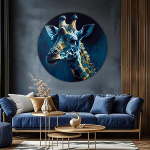 Kulaté malby s akrylovou aurou Noční žirafy | different dimensions