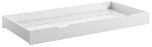 Bílá borovicová zásuvka k posteli Vipack Dallas 198,5 x 94 cm