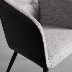 Jídelní Židle Bianco Pravá Kůže Černá