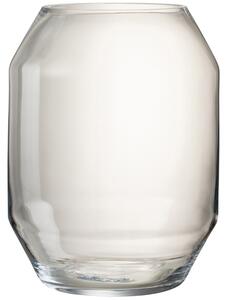 DNYMARIANNE -25% Čirá skleněná váza J-line Peruva 25 cm