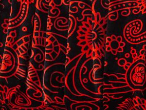 XPOSE® Mikroplyšová deka RUSLANA - červená 140x200 cm