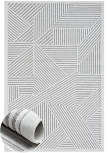 My Flair, Kusový koberec Casa grau – na ven i na doma, 140x200, šedá, chodba / předsíň